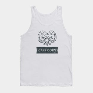 Capricorn - Zodiac Sign Tank Top